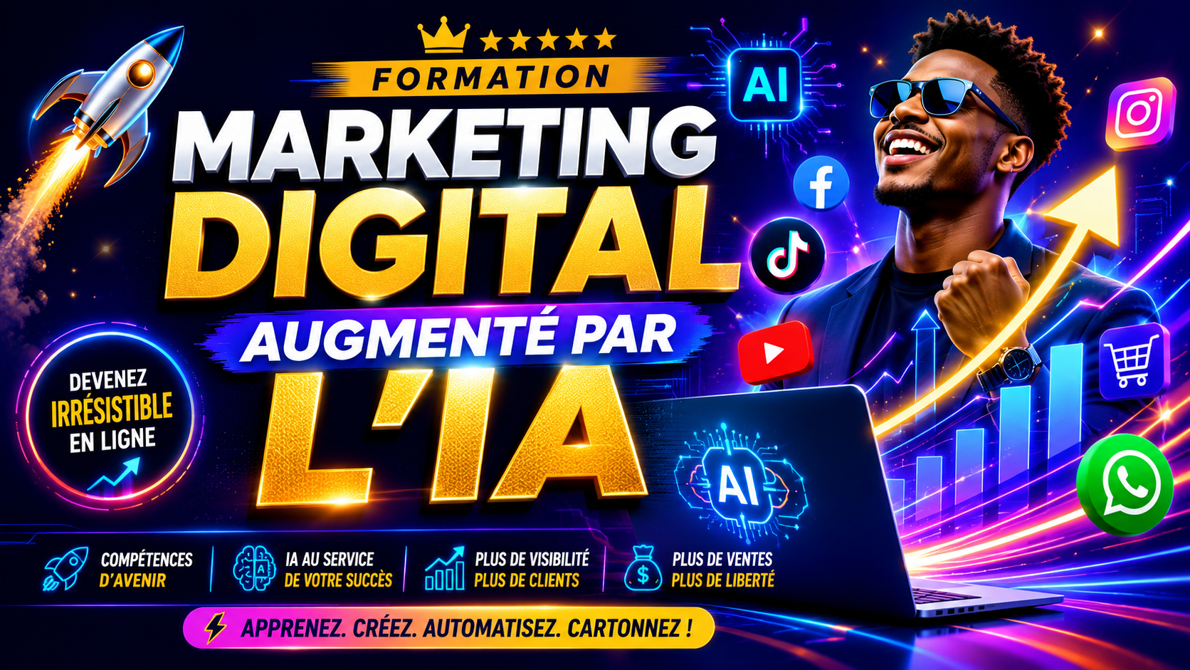 Formation Marketing Digital Augmenté par l&rsquo;IA